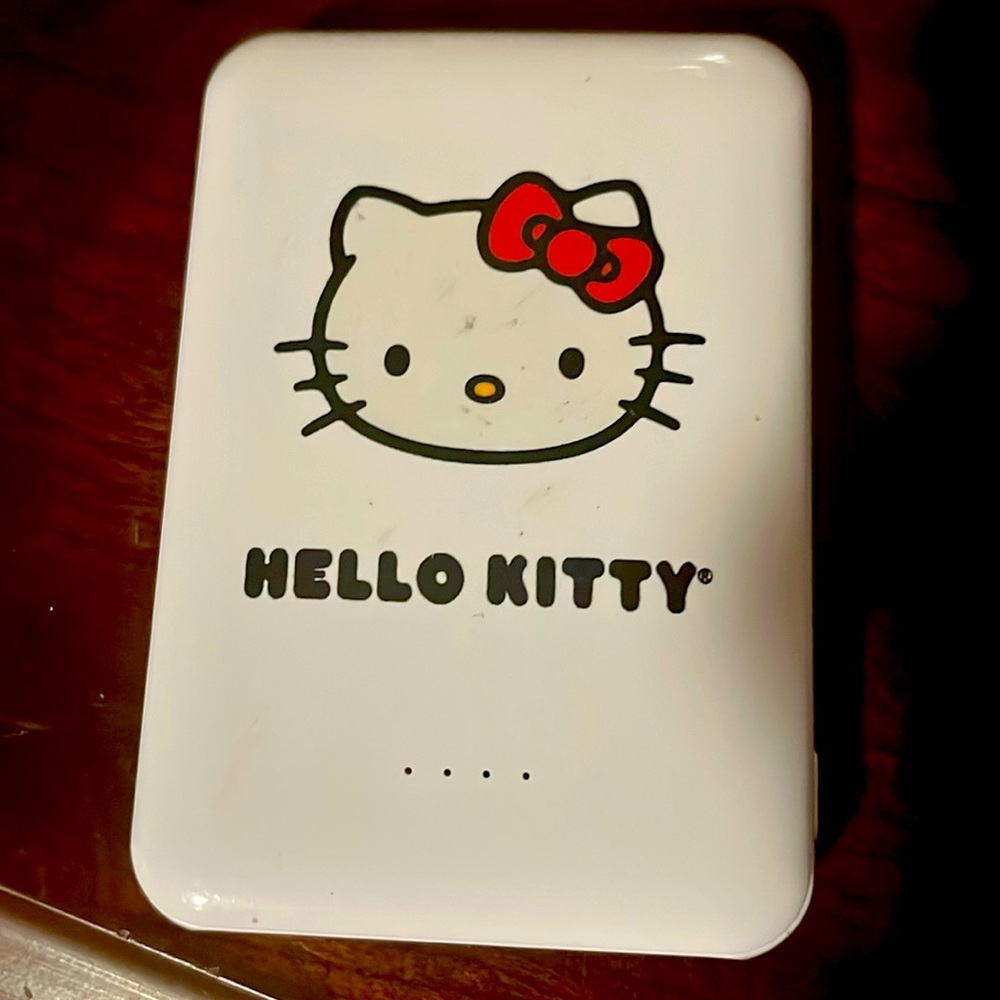 Hello Kitty portable charger.